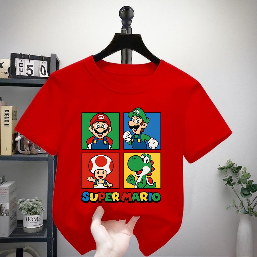 Kaos anak baseball MARIOBROS Kaos angka baseball kaos baseball