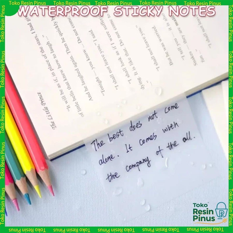 

Catatan tempel transparan tahan air dan dapat dihapus