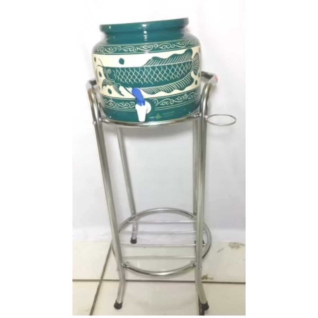 Kaki Guci Stainless / Meja Guci / Rak Meja Guci Galon Air