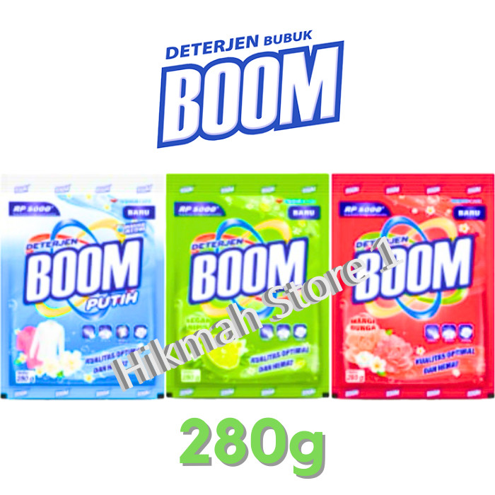 DETERJEN BUBUK BOOM 305 GRAM / DETERJEN BUBUK BOOM 305 GRAM