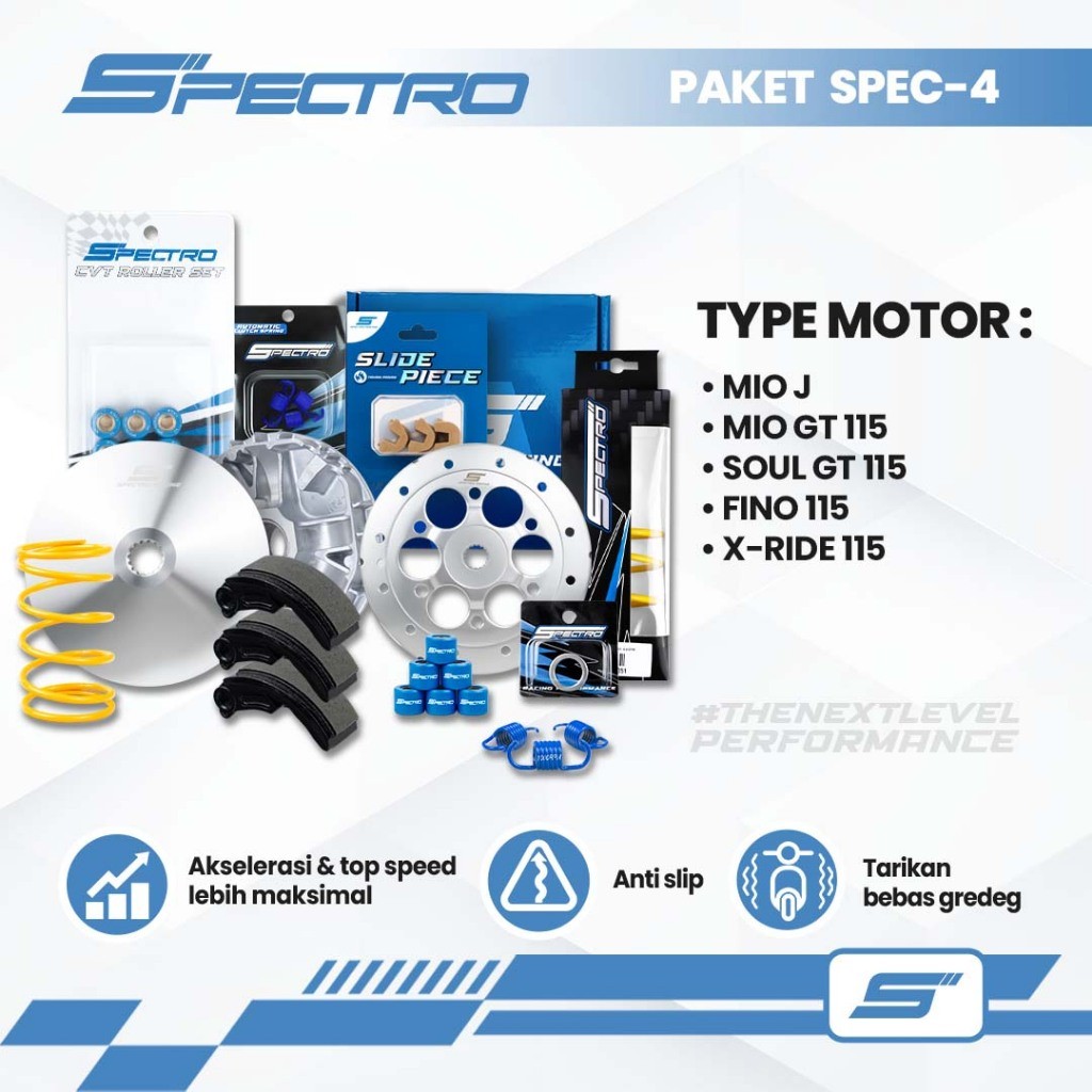 Spectro Paket CVT Spec 4 Mio J Mio GT Soul GT 115 Xride Fino 115 Roller kirian Racing Paket Upgrade 