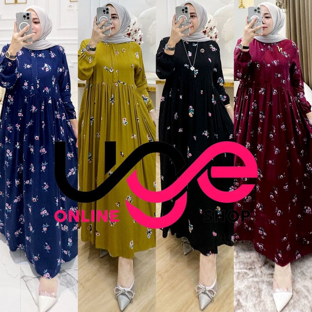 PAPESZ OCHA MIDI DRESS RAYON VISCOSE BUSUI FRIENDLY