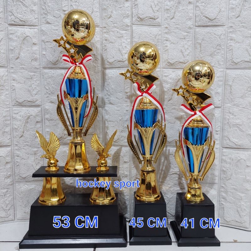 Trophy Piala Sepak Bola Futsal 2 Kaki dan 1 Kaki ( 1 PAKET ) B.02