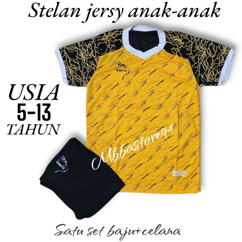 TERMURAH STELAN JERSY ANAK-ANAK UNISEX/CUSTUM FUTSAL/CUSTOM BADMINTON JERSY SPORT BIG SALE