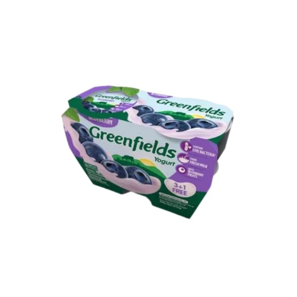 

GREENFIELDS YOGURT BLUEBERRY 4X125 GR