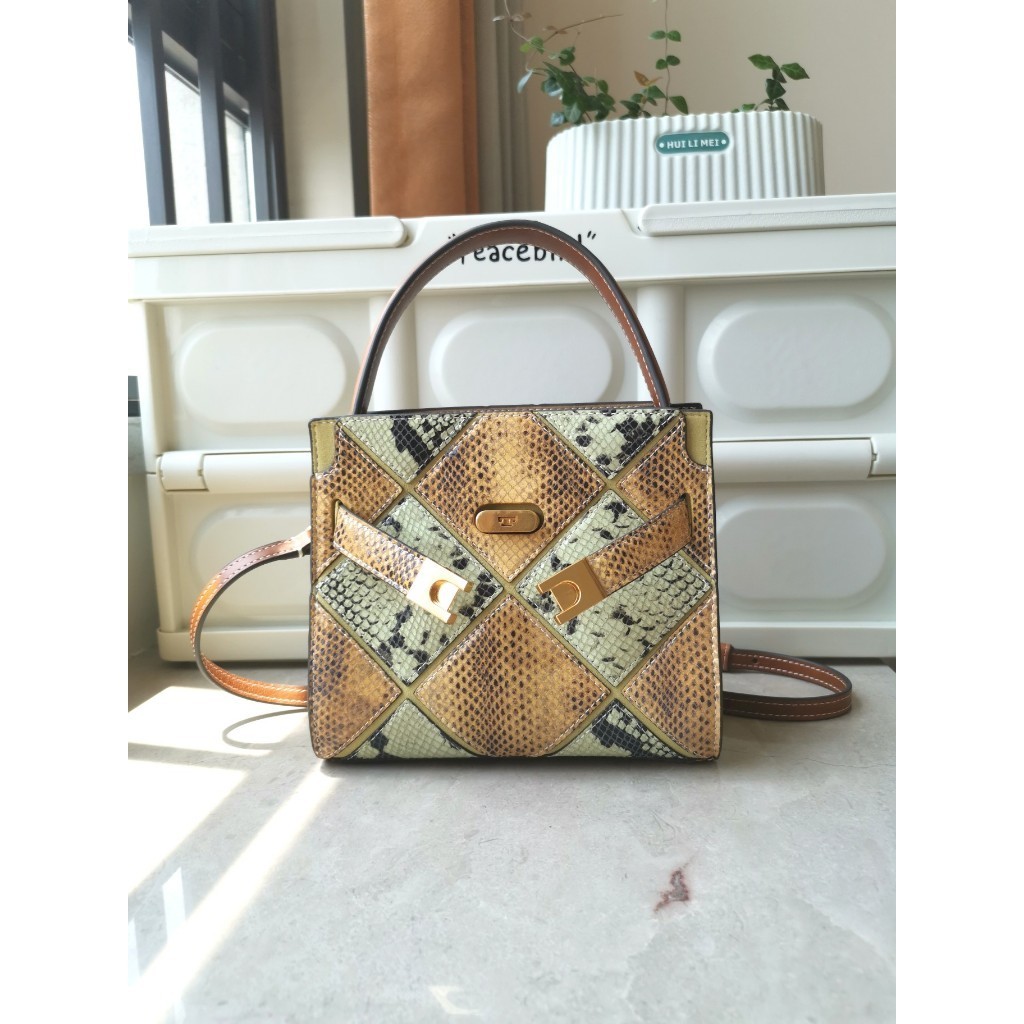 TORY BURCH/TB LEE RADZIWILL PETITE DOUBLE BAG tas mini tas selempang bahu 334 #