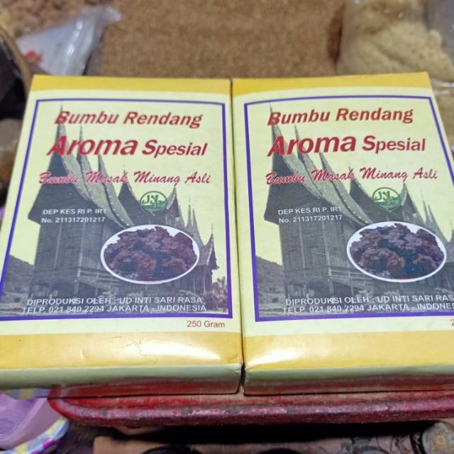 

aroma rendang Bumbu pemasak rendang Aroma spesial