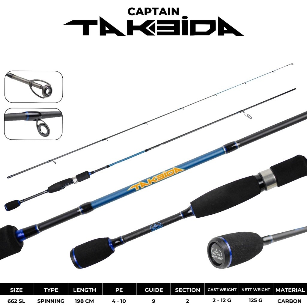 JORAN CAPTAIN TAKEIDA 662 UL PE 4-10 LB FREE Packing Pipa PVC