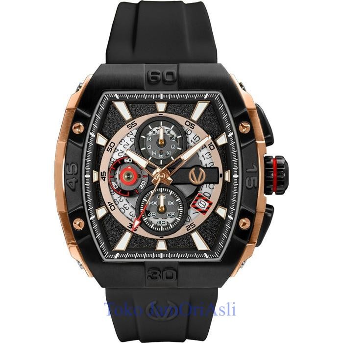 Promo Original Jam Tangan Pria Christ Verra CV 53606G-38 BLK Chronograph Garansi Resmi 2 Tahun