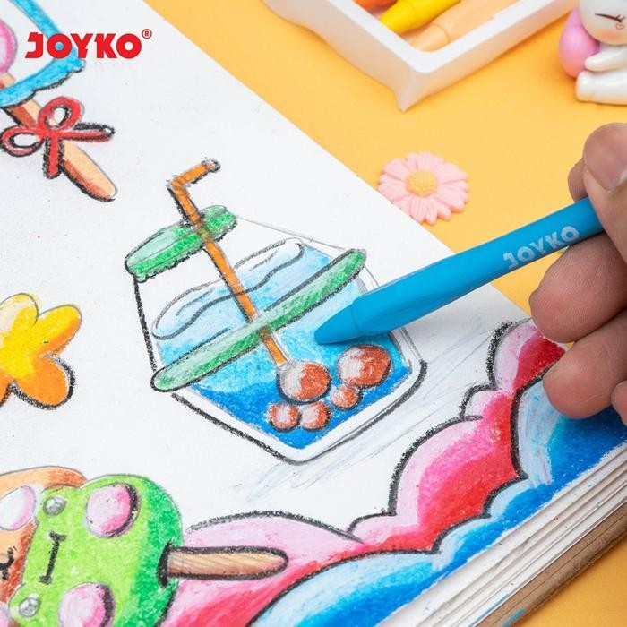 

Krayon Bersih Clean Crayon Joyko CLCR-12 12 Warna by Radhiant official