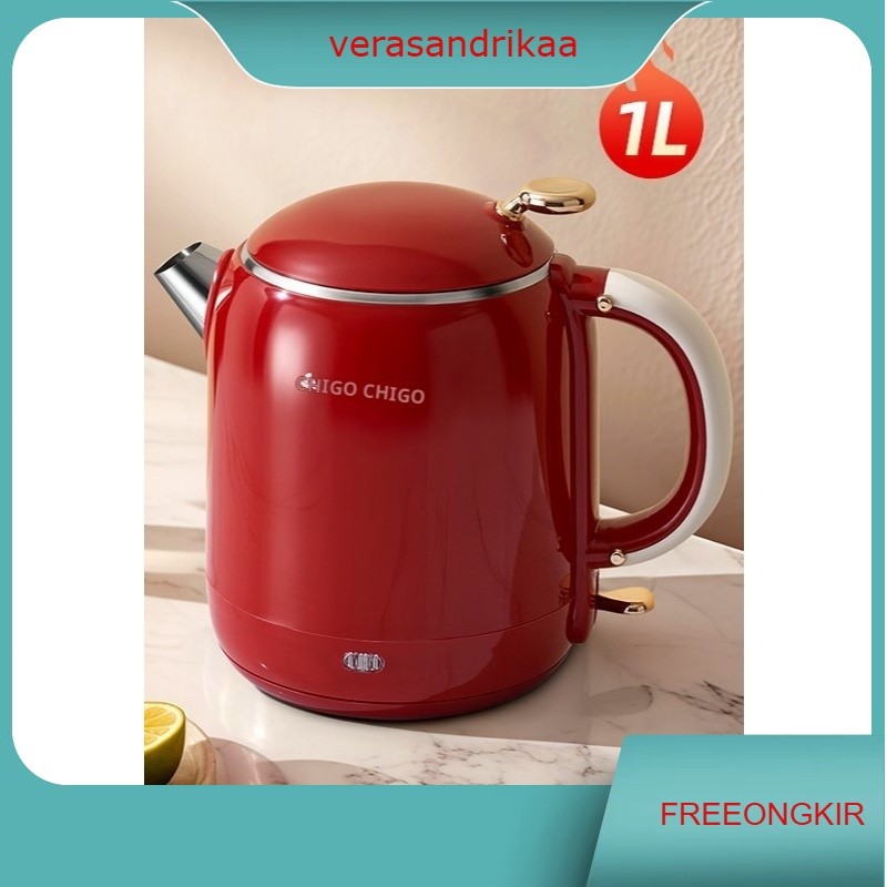 Ketel Listrik Mini 1L | Ketel listrik air panas secara otomatis mematikan daya dan mempertahankan su