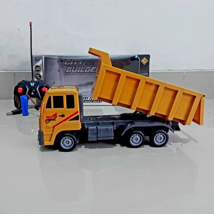 Promo Mainan RC Dump Truck Pasir Remote Control - Mobilan Truk Fuso Remote