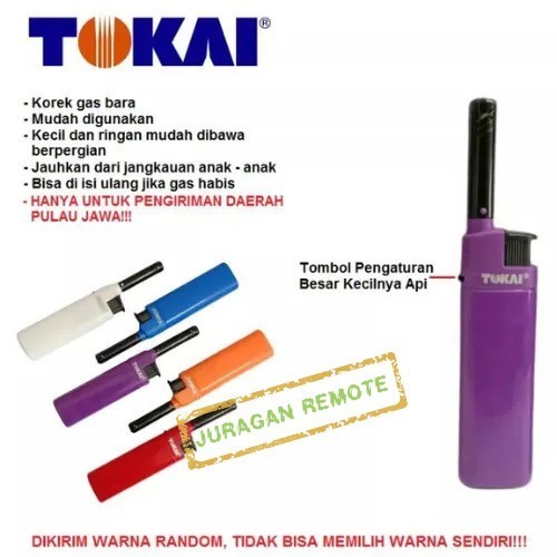 Mancis Korek Api Gas Bara Tokai Ulang Pemantik Kompor Tokai ZET
