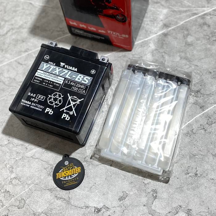 Aki Yuasa YTX7L Vespa Sprint Primavera GTS S LX LXV Original