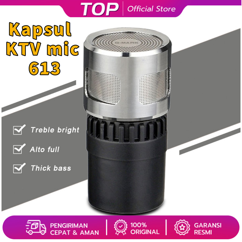 【READY YA】 High Sensitivity Profesional Dynamic Spool MICROPHONE MIC DASTECH 613
