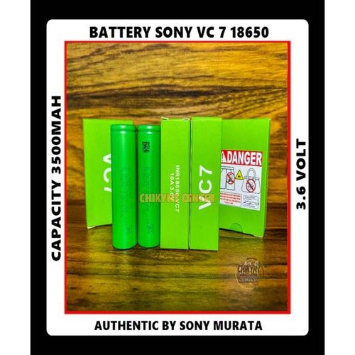 BATERAI SONY VC 7 / VTC 7 18650 3500mAh ORIGINAL