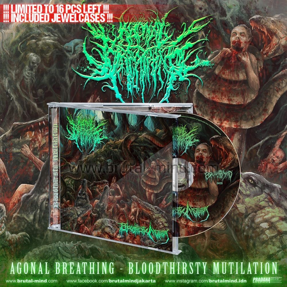 CD - AGONAL BREATHING - Bloodthirsty Mutilation