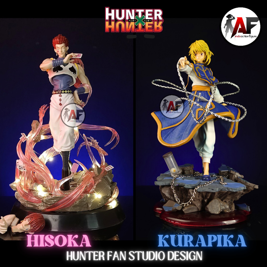 Ready Stok Statue Action Figure Hunter x Hunter Hisoka & Kurapika Hunter Fan Studio Design