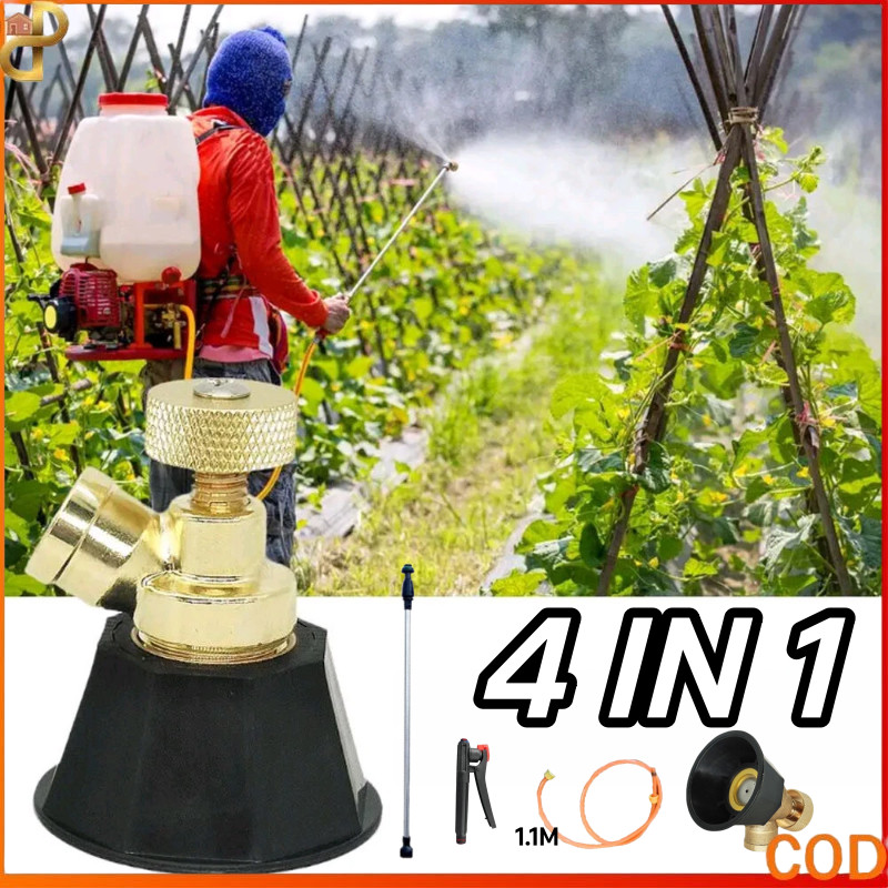 4 IN 1 Nosel Sprayer Adjustable/Nozzle Sprayer Nozzle Sprayer Tekanan Tinggi Pertanian/Taman Mist Sp