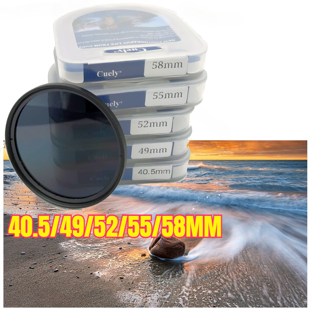 Cuely Filter ND8 Neutral Density Universal 40.5MM/49MM/52MM/58MM