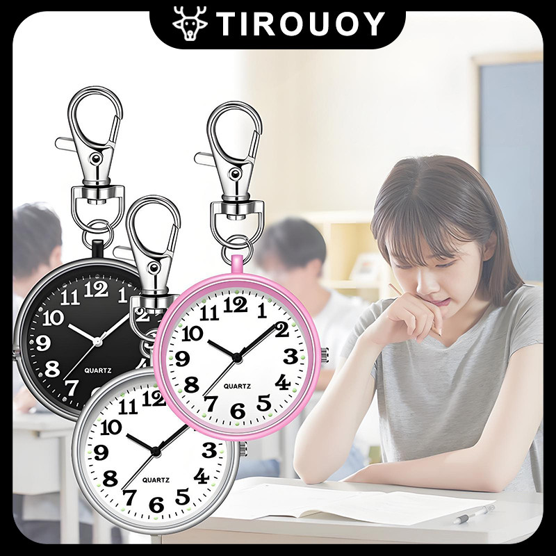 Jam Saku Gantungan Kunci  Jam Saku Perawat/Dokter Nurse Watch/Perawat Mini Hadiah