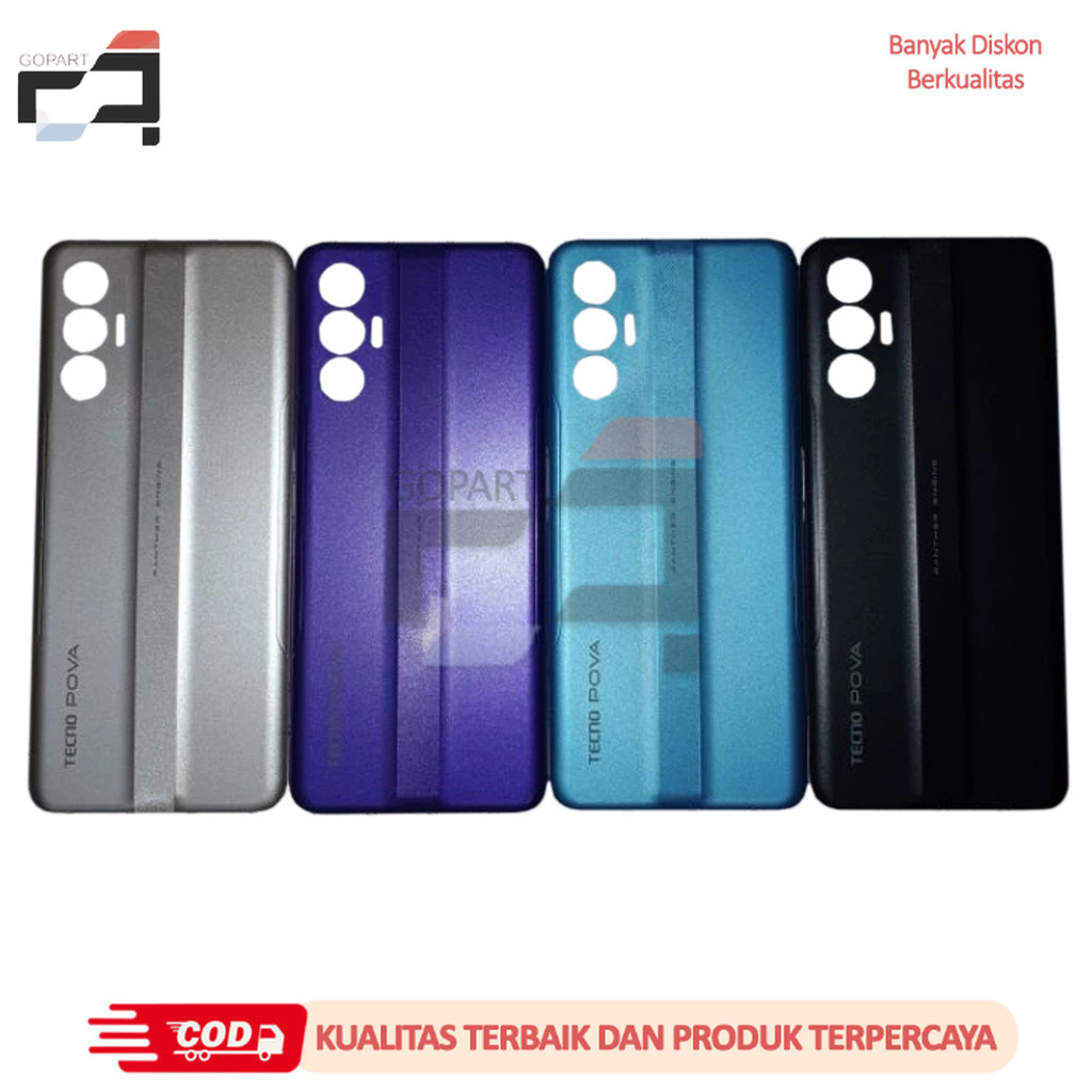 BACKDOOR BACK COVER TUTUP BELAKANG CASING INFINIX LF7 TECNO POVA 3