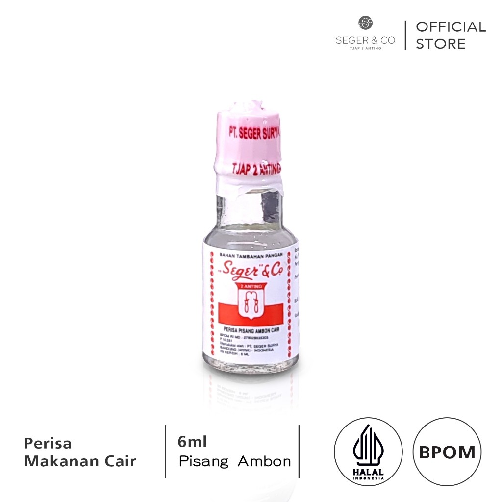 Seger & Co Essence Magic Water Pisang Ambon Essence Perisa Makanan Cair 6ml Food Flavors Bahan Tamba