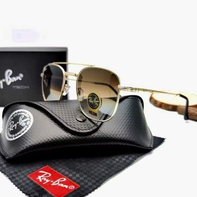 KACAMATA FASHION  8258 FRAME ASLI KACA POLARIZED FRAME TITANIUM PRIA WANITA FASHION TERBAIK RT