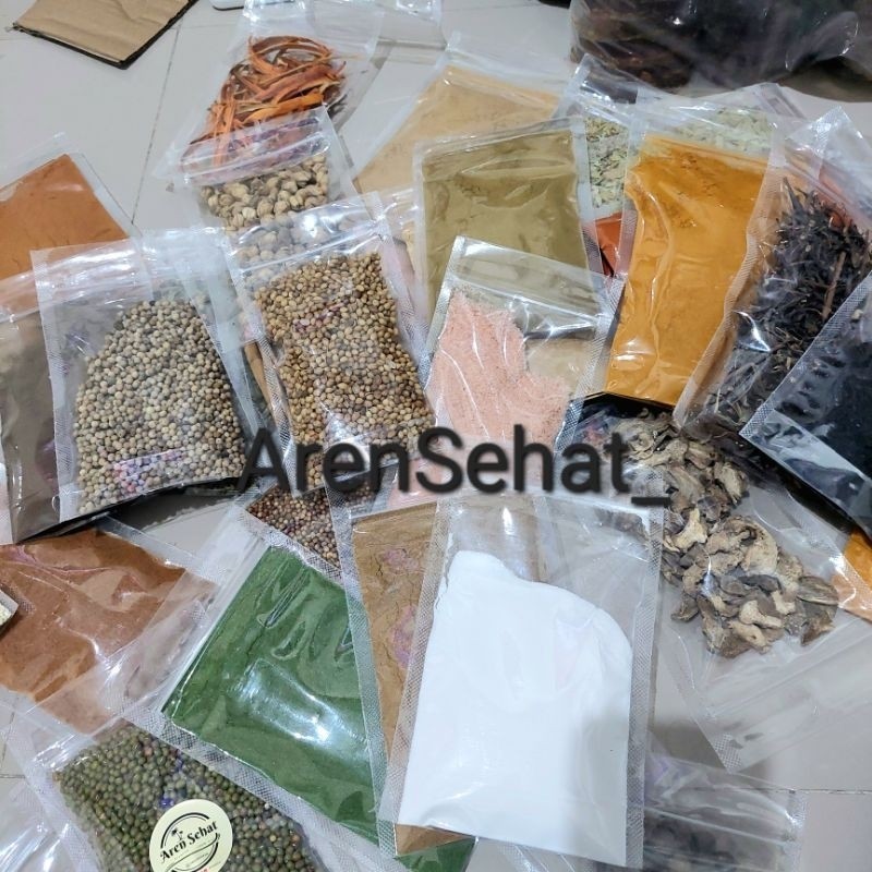 Aneka Jamu Herbal Terlengkap /Jamu Rempah /Jamu Bubuk Tradisional Termurah