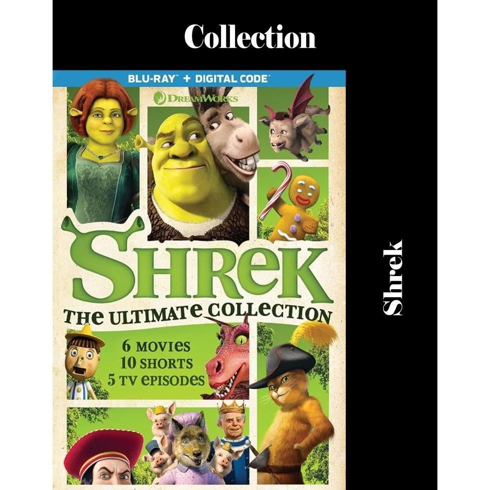 DVD - Shrek & Puss in Boots Collection (2001 - 2022)