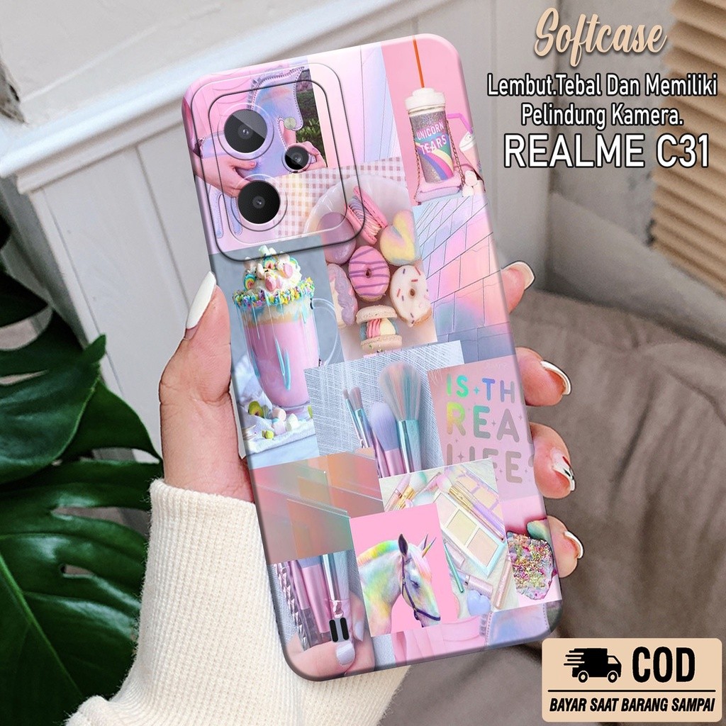 Case Hp REALME C31 - Softcase REALME C31 - Casing REALME C31 - Kesing REALME C31- Silikon REALME C31