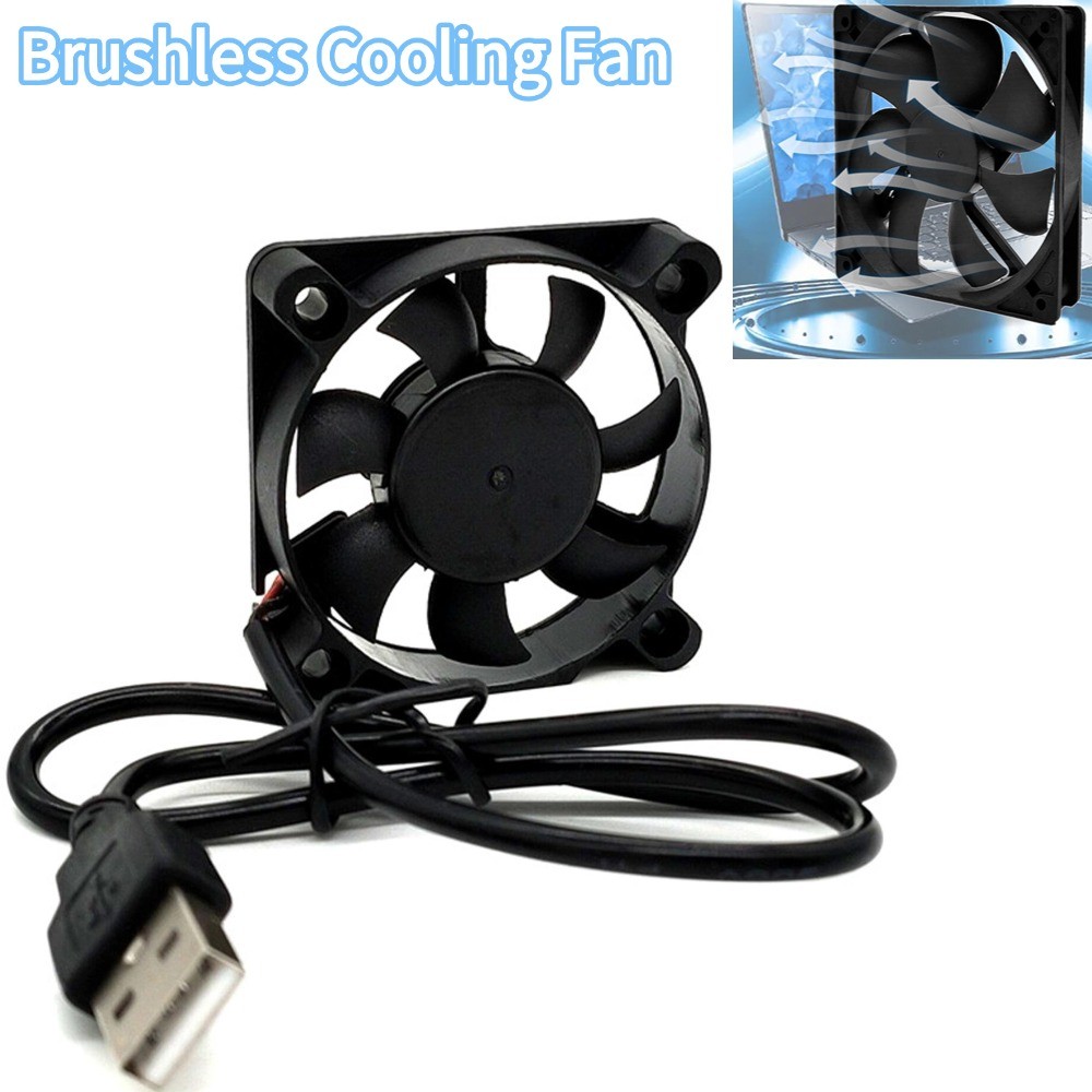 Brushless Cooling Fan USB Ventiliator Computer Case 2500RPM Cooler Oil-impregnated PBT CPU Raator US