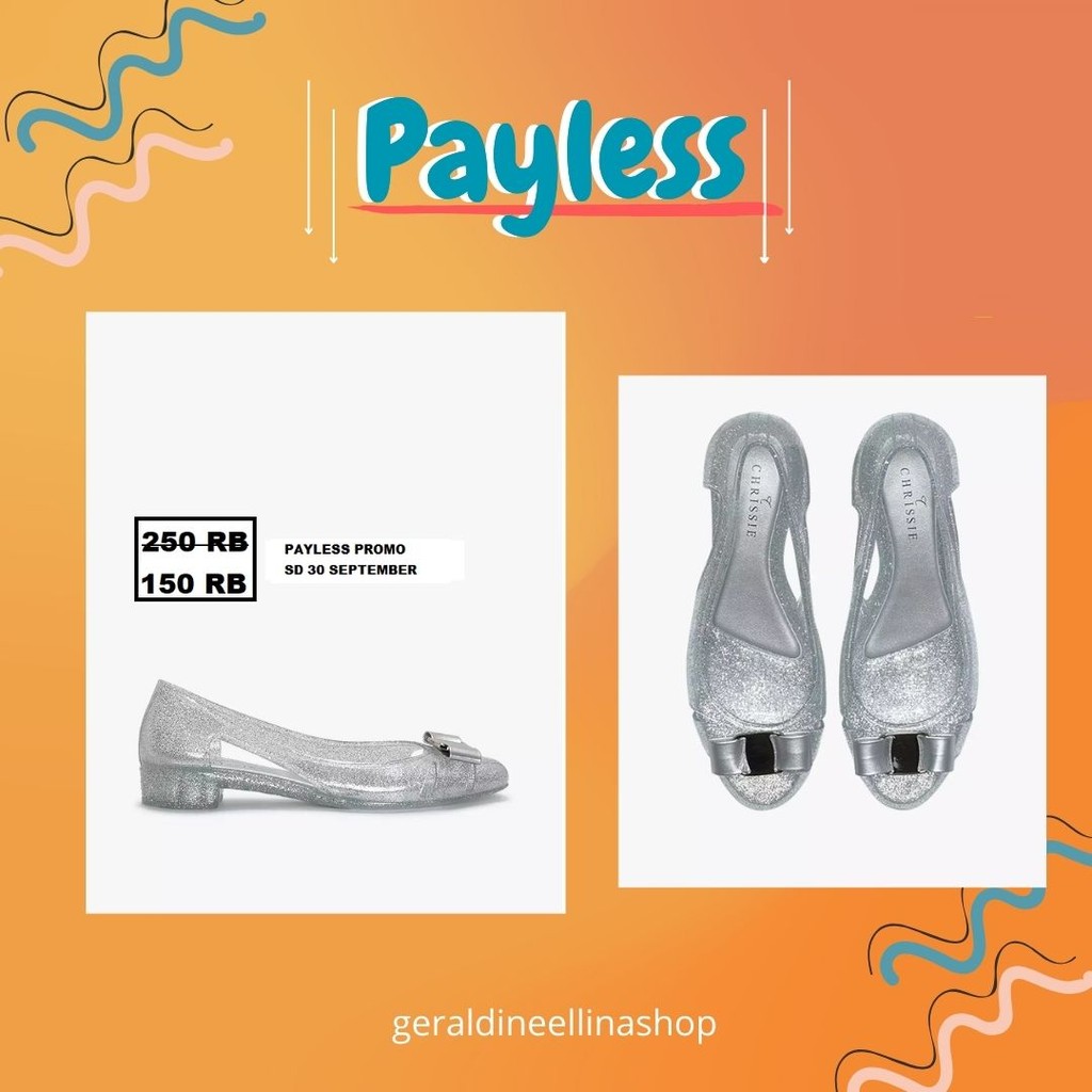 Sepatu flat shoes wanita seri  CHERENE JELLY PAYLESS 100% ori