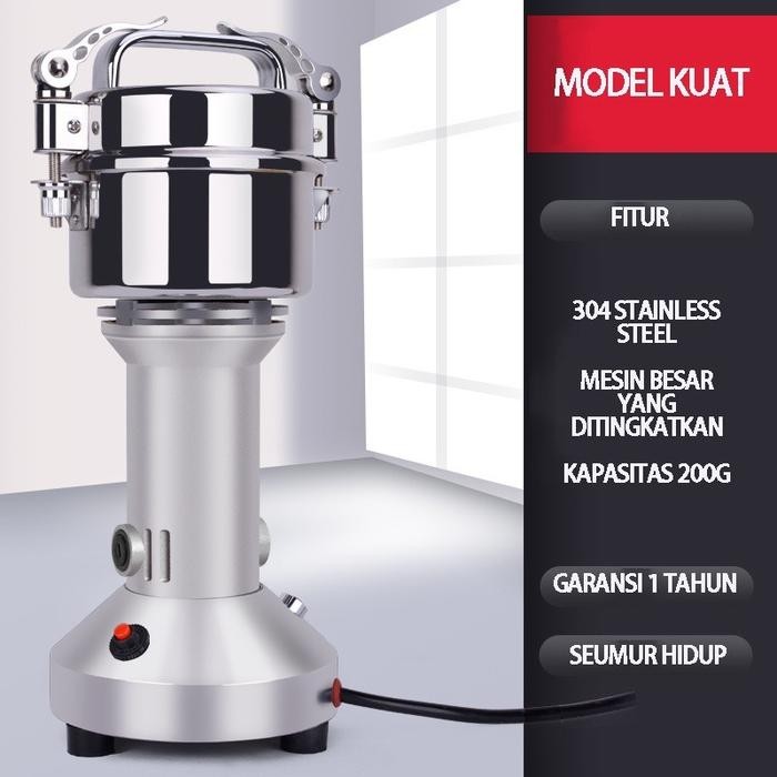 800G mesin penepung listrik powder grinder Serbaguna Miller Mesin Penepung Bumbu Rempah / Tepung / B