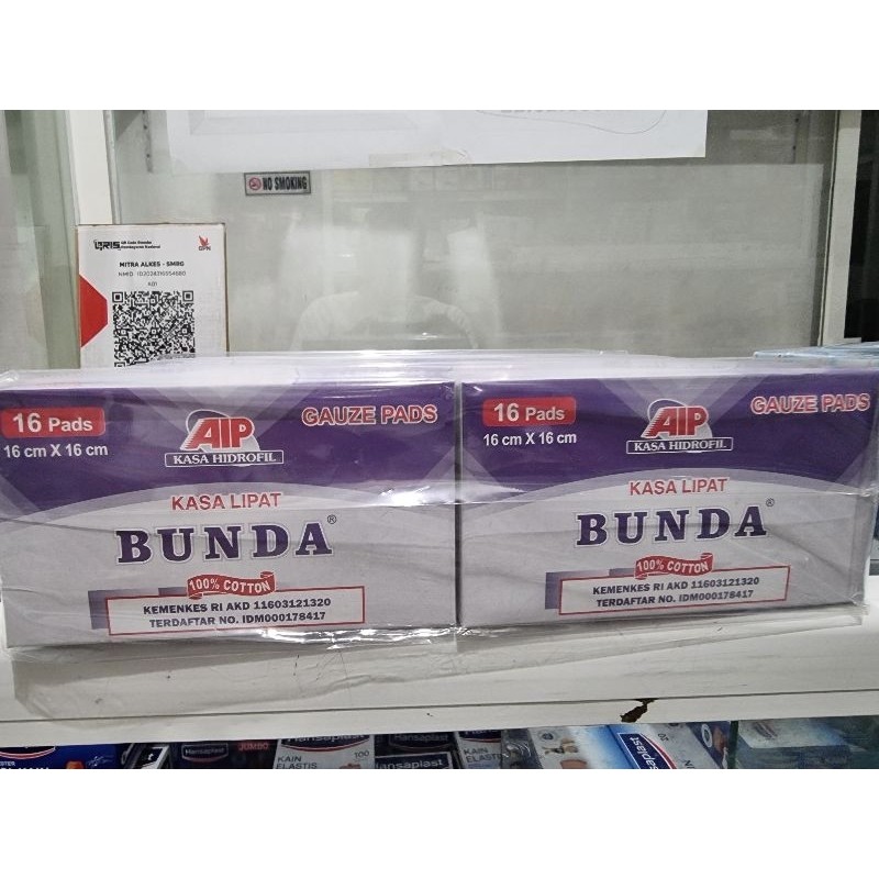 Kasa Steril Bunda Ungu l Kasa Hidrofil 16x16 BUNDA