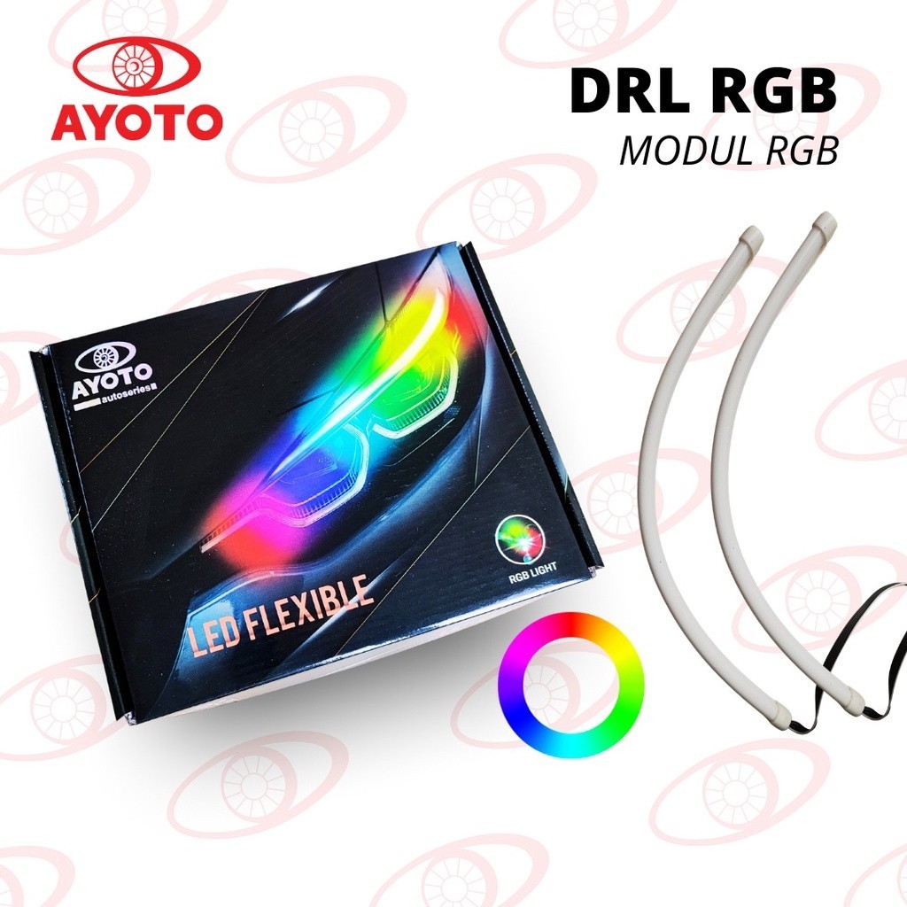 DRL ALIS RGB PREMIUM & DRL ALIS 2MODE FITUR WELOME KONEKSI APLIKASI BLUETOOTH WELCOME LIGHT SEIN RUN