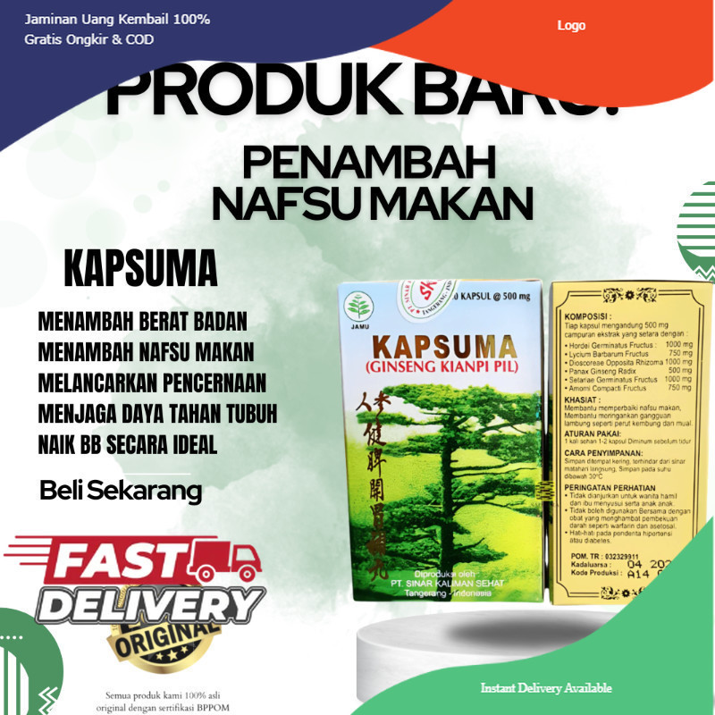))))))kianpi_store1(((((( Kapsuma Kianpi Pil Penggemuk Badan Wisdom ASLI Original - Ginseng Kianpi P
