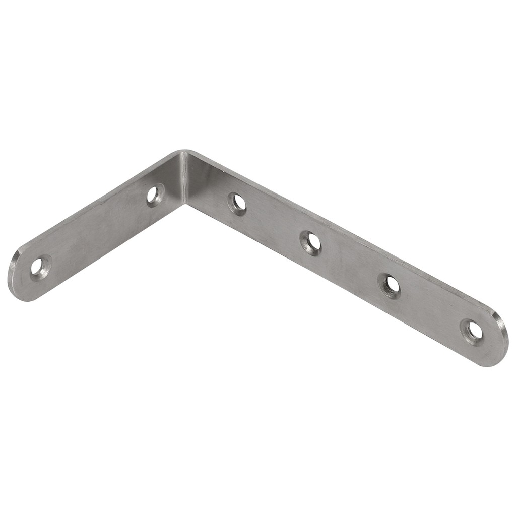 -A12R 4X 125X75mm L Shape Stainless Steel Shelf Corner Brace Angle Bracket
