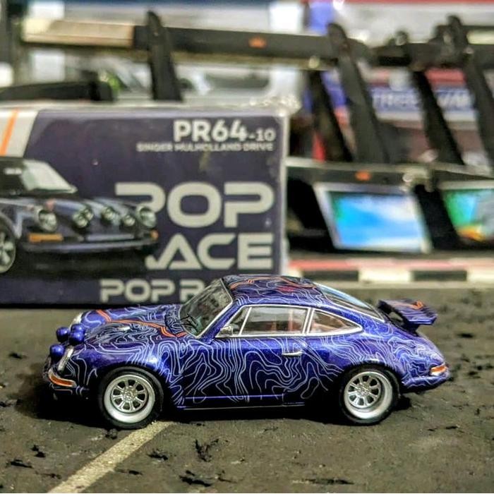 Diecast PopRace Pop Race Porsche Singer Mulholland Drive TKsb99