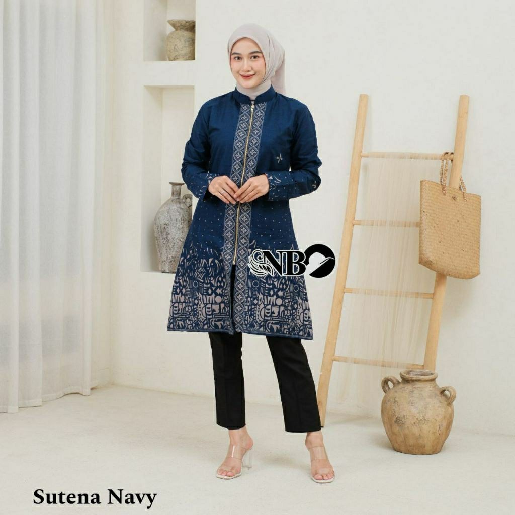 INSTANT COD MEDAN TERMURAH Tunik Batik wanita couple Baju batik wanita kerja Batik sragam