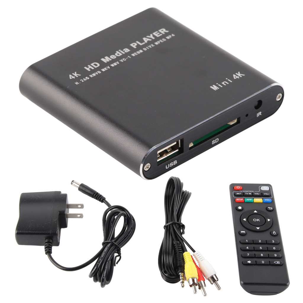 HD Video Player HD Video Player 4K High Resolution Mini Streaming Media Player for HD Multimedia Int
