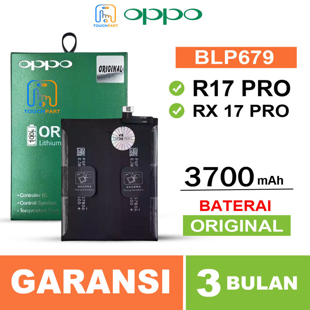 Baterai Batre Oppo R17 Pro / RX 17 Pro BLP679 Original 100%