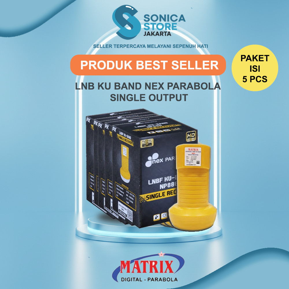 [GROSIR LEBIH MURAH] Paket LNB Ku Band Nex Parabola Single Output MK11