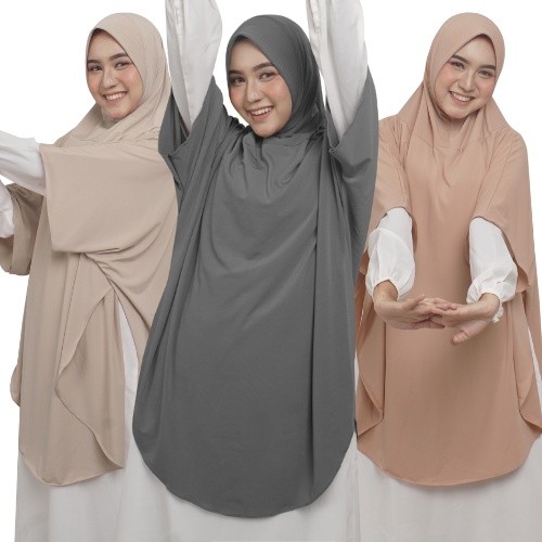 SHF - Hijab Olahraga Jilbab Khimar Sporty Jersey KEKINIAN