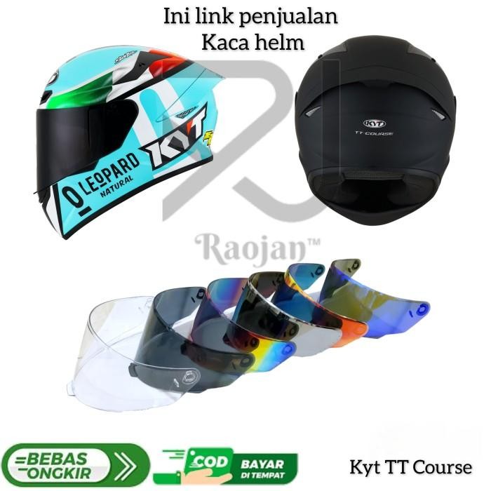 Kaca helm Kyt TT Course Visor helm Kyt TTC