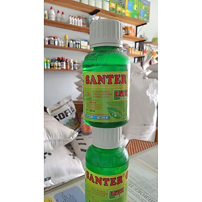 SANTER Bahan PEREKAT, PERATA, PENEMBUS dan EMULGATOR cocok sebagai pencampur Pestisida, Herbisida un