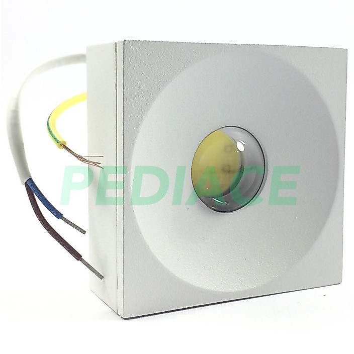 Lampu Fantas COB LED 3 Watt Tempel Kotak Outbow Ceiling/Cabinet Light - Kuning