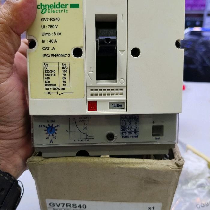 mccb gv7rs Schneider 3p 40a mccb gv7rs Schneider