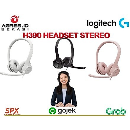 LOGITECH H390 HEADSET STEREO | USB MIKROFON NOISE CANCELLING | AUDIO DIGITAL | HEADSET GAMING/PC