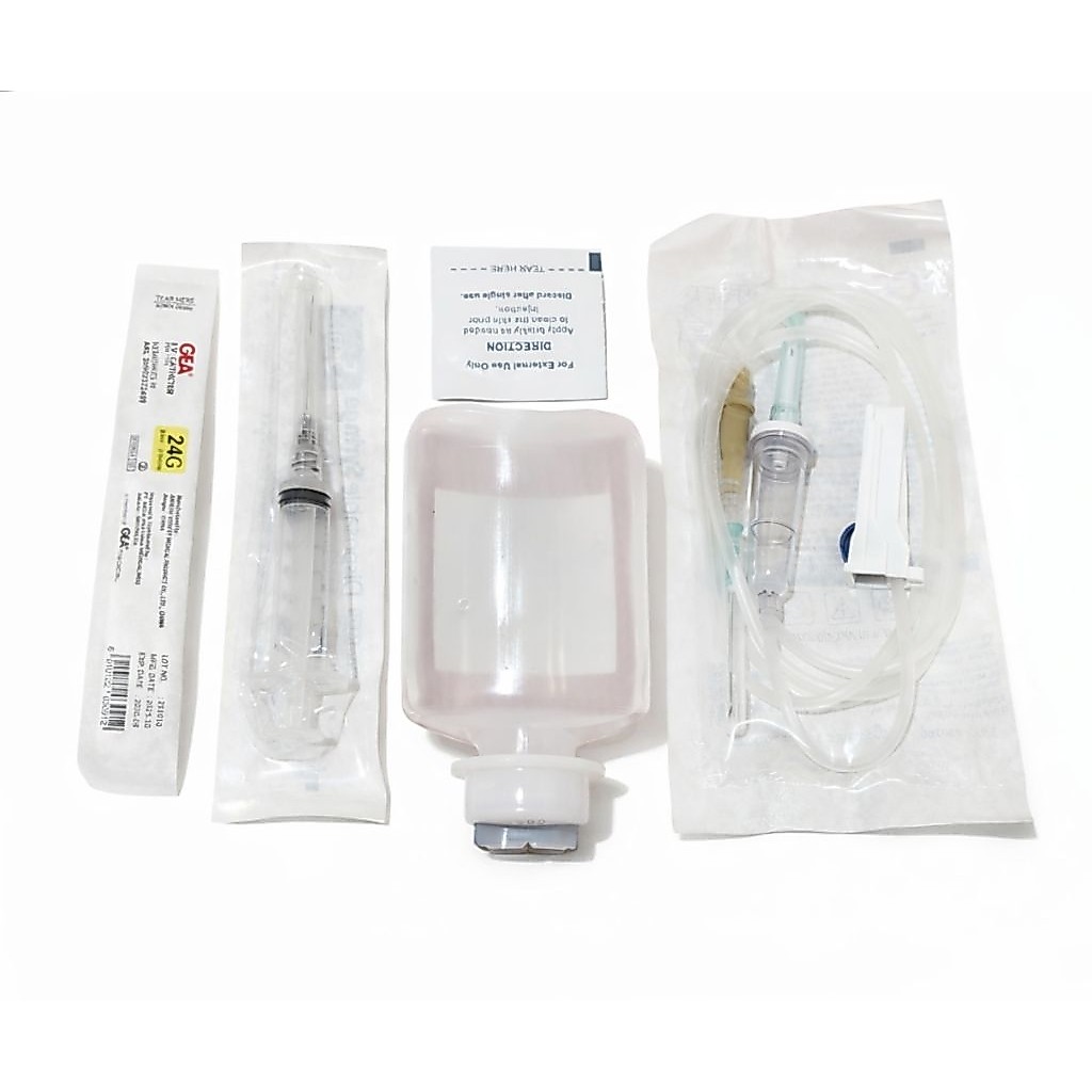 paket set infus lengkap siap pakai
